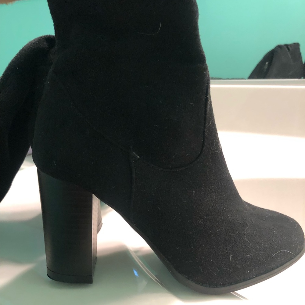 NEVER WORN OVER THE KNEE BOOTS